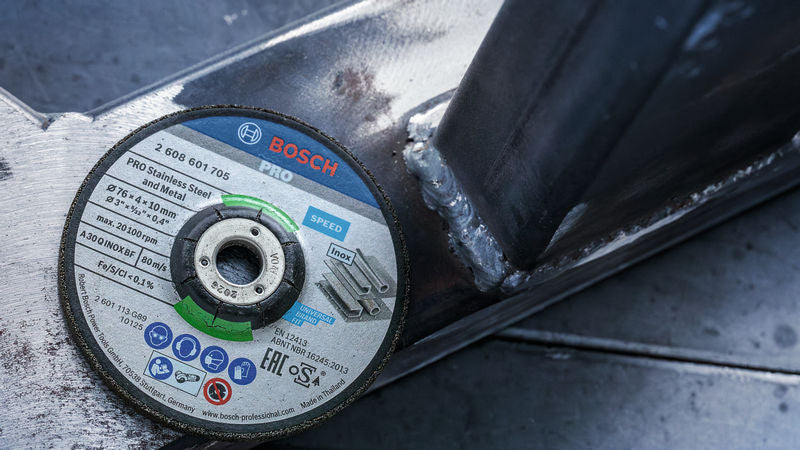 PRO Stainless Steel and Metal Grinding Disc, 76 x 4 x 10 mm