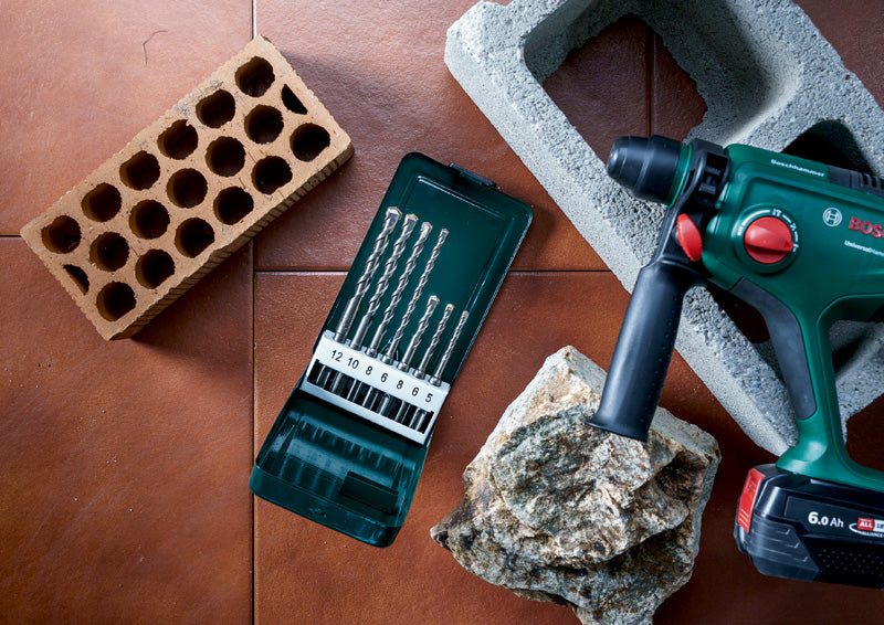 SDS plus Hammer Drill Bit Set 7 Pieces