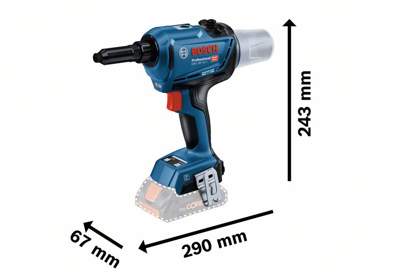 Cordless Rivet Gun GRG 18V-16 C