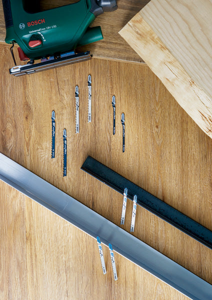 Jigsaw blade set T-shank 10 Pieces