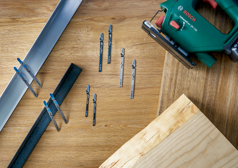 Jigsaw blade set T-shank 10 Pieces