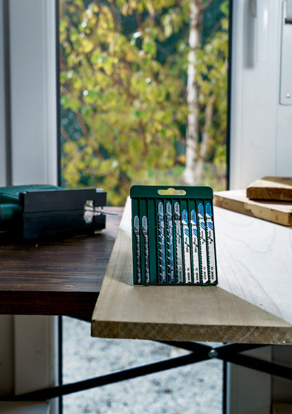 Jigsaw blade set T-shank 10 Pieces