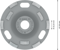 PRO Concrete Grinding Head (125 / 22.23 / 5)