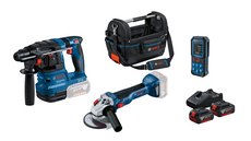 GBH 185-LI + GWS 18V-10 + GLM 50-22 + GWT 20 + GBA + GAL
