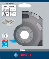 PRO Concrete Grinding Head (125 / 22.23 / 5)