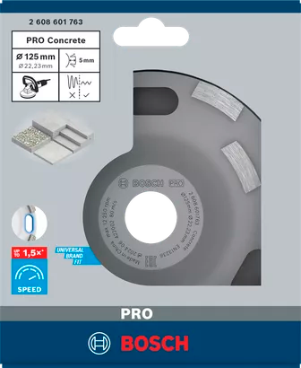PRO Concrete Grinding Head (125 / 22.23 / 5)