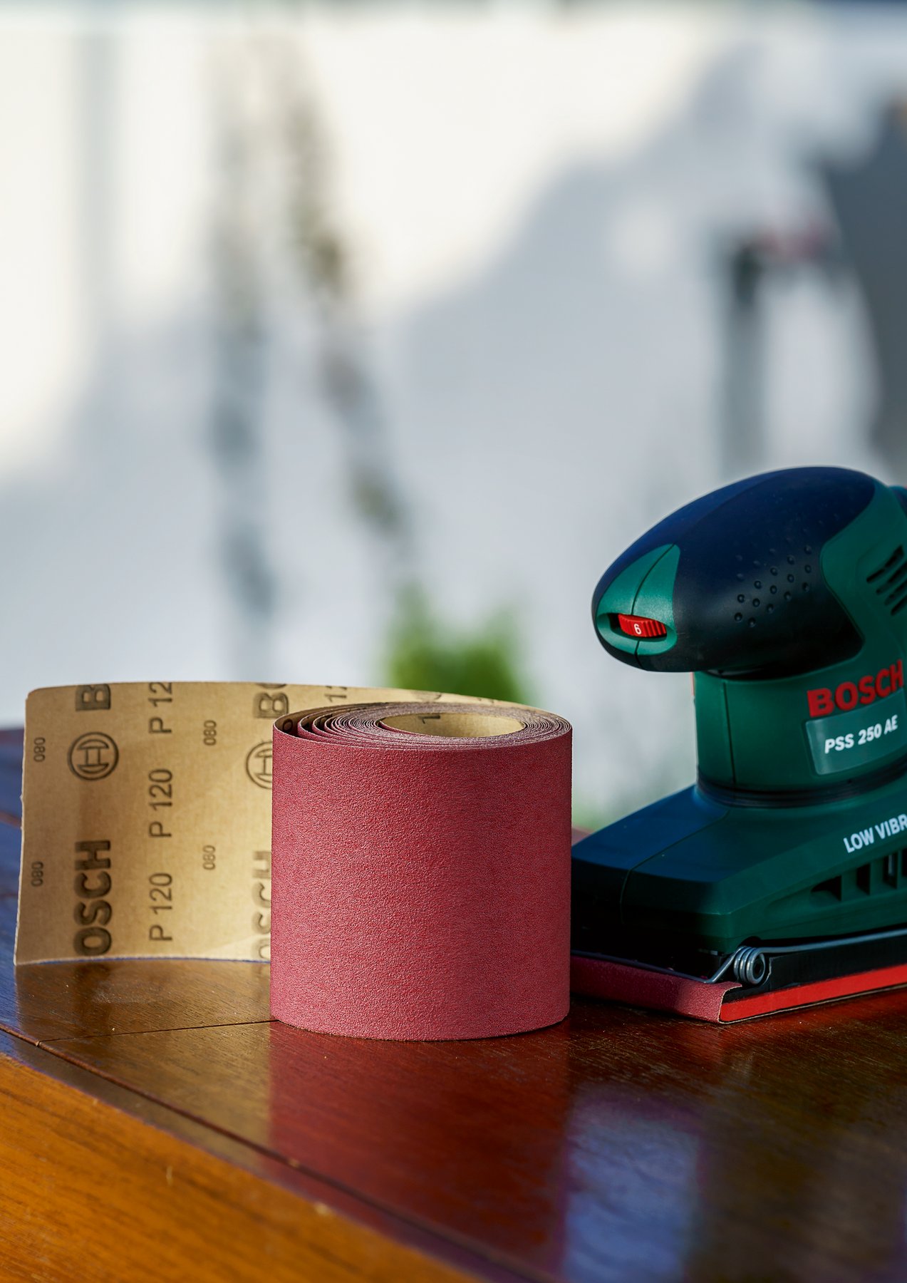 Sanding Roll for Wood and Paint 93 mm x 5 m