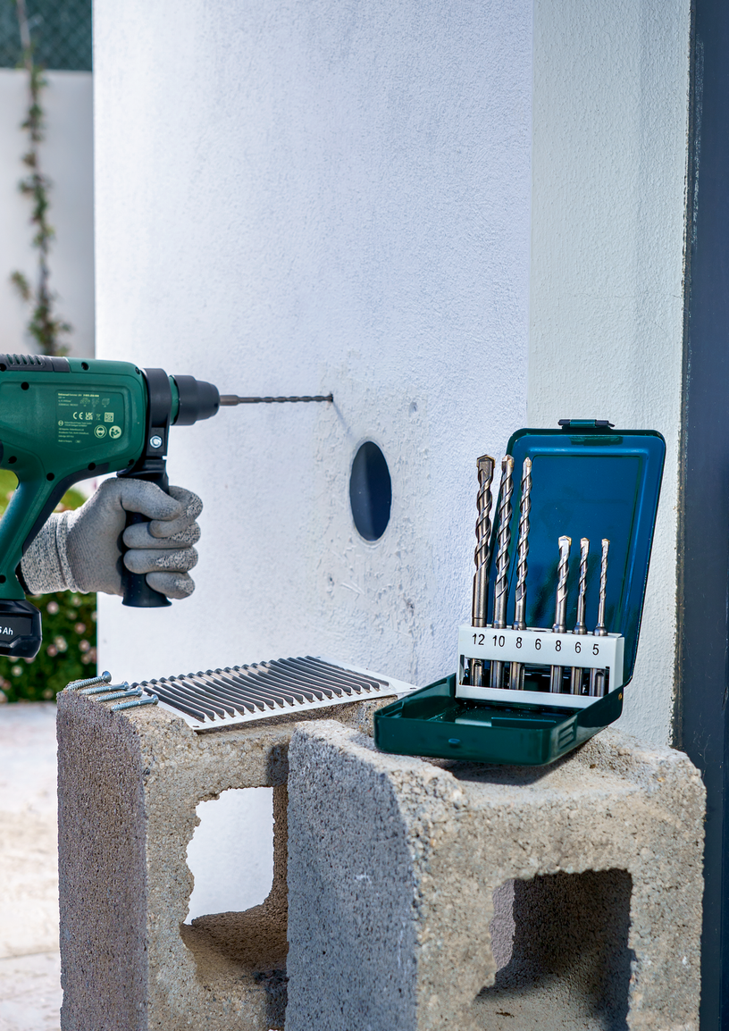 SDS plus Hammer Drill Bit Set 7 Pieces