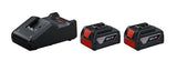 2 x GBA 18V 4.0Ah + GAL 18V-40